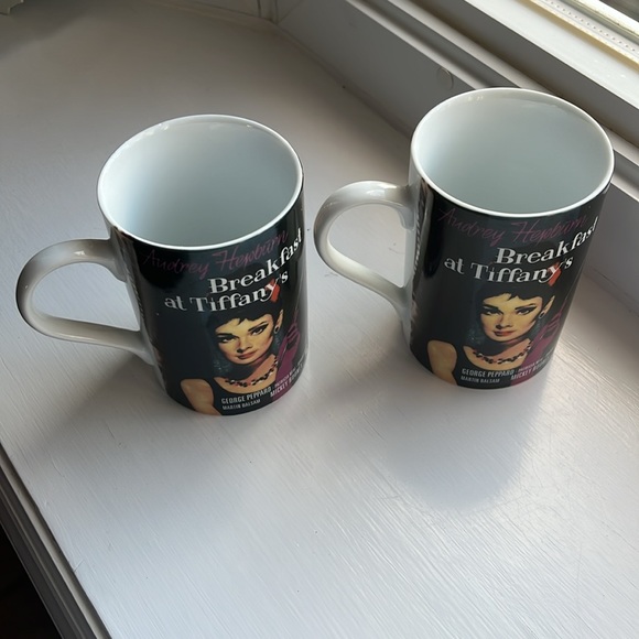 BREAKFAST AT TIFFANY’S AUDREY HEPBURN KONITZ (2) coffee mugs - Picture 10 of 10